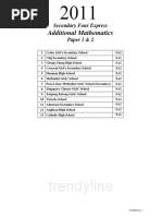 2011 Sec 4 A-Maths-G