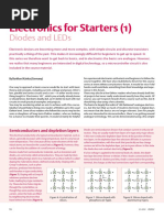 Electronics For Starters 1 - Diodes and LEDs