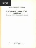 La Estructura, La Intencion, JEAN-FRANCOIS PIRSON