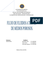 Flujo de Fluidos A Traves Del Medio Poroso - Compress