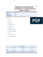 PNO FH 04 CZM Recepcion y Registro de Medicamentos y Demas Insumos para La Salud