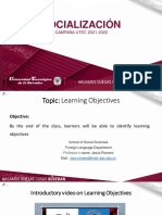 1.3 Types of Objectivs - Learning Objectives