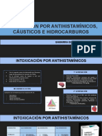 Intoxicaciones Por Antihistaminicos - Caustics - Hidrocarburos