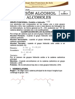 4° CT Química - Alcoholes