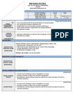 CV Format 2