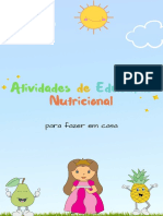 Ebook Atividades de Educação Nutricional