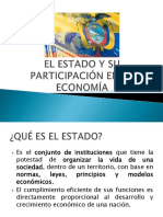 El Estado y Su Participación en La Economía