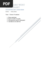 Form6 Mock Exam