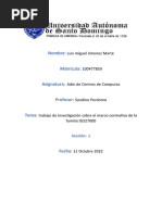 Investigación Sobre El Marco Normativo de La Familia ISO27000