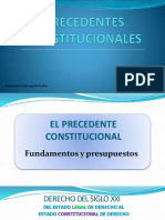 El Precedente Constitucional Vinculante