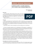 Clivaje Fragmentacion y Agonia Mental El Pensamiento Clinico de Sandor Ferenczi