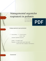 Managementul Urgentelor Respiratorii in Pediatrie