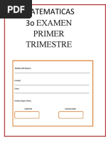 Matematicas 3° 1T