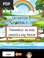 Natutukoy Na May Pamilya Ang Bawat Isa