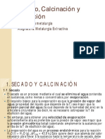 Unidad 5.2 - Secado, Calcinación y Tostación