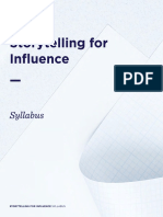 Storytelling For Influence Full Syllabus July 2022