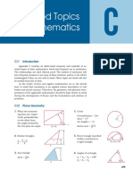 Selected Topics of Mathematics