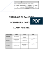 Pts-Tec-001 Procedimiento Trabajos en Caliente