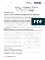 Attenuated Interferon and Proinflammatory Response in SARS-CoV-2-Infected Human Dendritic Cells Is Associated With Viral Antagonism of STAT1 Phosphorylation