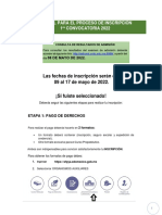 Manual para El Proceso de Inscripción Ues 22 - 23