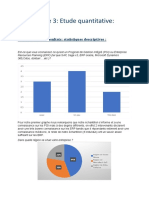 Présentation Des Résultats - Statistiques Descriptives