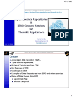 Open Geodata Repositories & ISRO Geoweb Services For Thematic Applications by Shri. Kamal Pandey