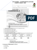 I Evaluación Censal - IV Grado 2022 - Comprension Lectora