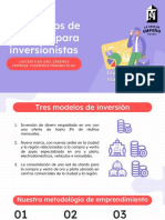 3 Modelos de Negocios para Inversionista de La Casa de Empeño Popayán