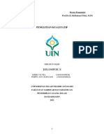 Penelitian Kualitatif: Tugas Terstruktur Dosen Pengampu Metodologi Penelitian PAI Prof - Dr.H. Ridhahani Fidzi, M.PD