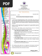 MEMO 2022 School Based National Reading Month