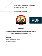 Secuencia de Encendido de Motores Controlado Con Router