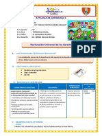 D5 A2 SESION Declaración Universal de Los Derechos Del Niño