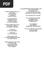 Un Dia - Poema