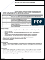 Lippert - Slide Out Model In-Wall (Schwintek) Troubleshooting Quick Sheet