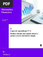 Tema 3 - Matemática Financiera