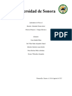 Pratica 2 - Cargas Electricas. Laboratorio de Fisica III