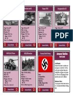 German Unit Cards