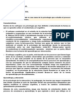 Ensayo Sobre Las Teorías Del Aprendizaje y Análisis.