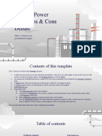 Nuclear Power Plant Pros & Cons Debate by Slidesgo