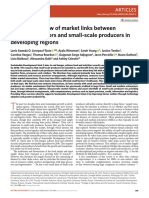 A Scoping Review of Market Links Between Value Chain Actors and Small-Scale Producers in Developing Regions