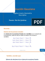 Eliminación Gaussiana