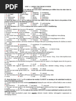 Unit 4 - Practice 1