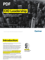 Gartner CIO Leadership