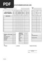 05 Checklist de Epp, Herramientas y Escalera