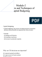 Module-3 Capital Budgeting