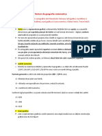 Notiuni de Geografie Matematica