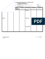 Nursing Care Plan Format