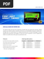 Adata SU650 Data Sheet