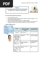 Ficha 6 (Comprensión de Textos - 9no)