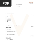 CBSE Sample Papers For Class 2 Maths - Mock Paper 2